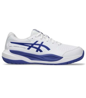 Chaussures Asics Gel Resolution X GS Junior Blanc Bleu