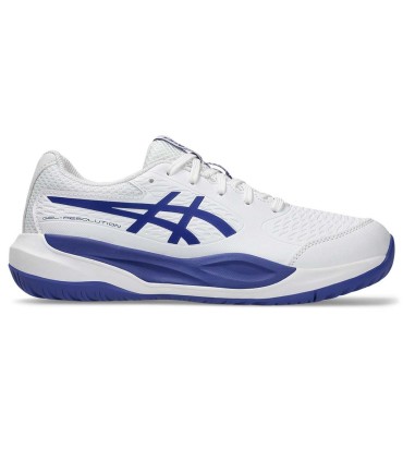 Scarpe Asics Gel Resolution X GS Junior Bianche Blu