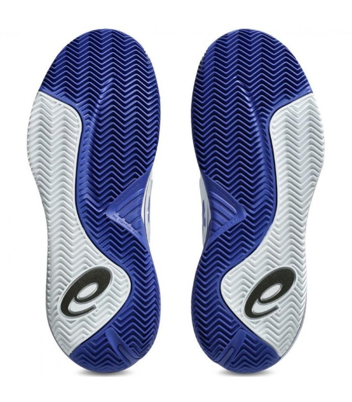 Scarpe Asics Gel Resolution X Clay Bianco Blu Cobalto | Ipontennis