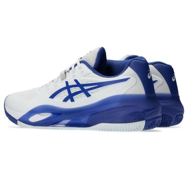Asics Gel Resolution X Clay White Cobalt Blue SHOES | Ipontennis
