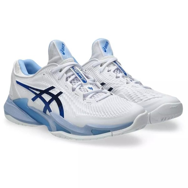 Asics Gel Court FF 3 Novak Weiß/Blau Schuhe