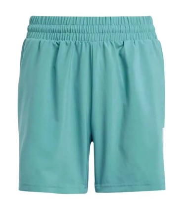 Pantalón corto verde Adidas Junior Club 3 Rayas 1