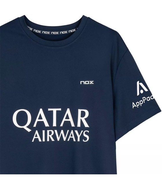 Marineblaues T-Shirt Nox AT10 Agustín Tapia | Ipontennis