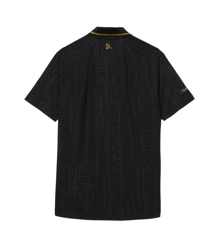 Polo de Tenis Lacoste Novak Djokovic en Pista Negro 2