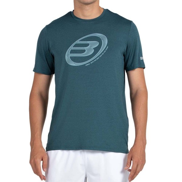 Camiseta verde oscuro Bullpadel Lande 1
