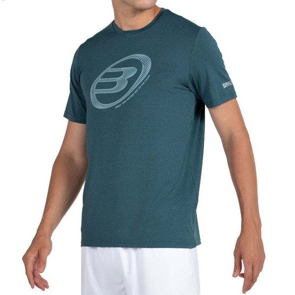 Camiseta verde oscuro Bullpadel Lande 2