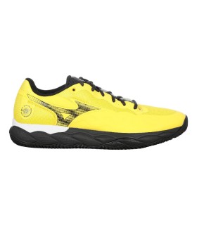 Mizuno Wave Enforce Court Padel Schuhe Gelb Schwarz Angebot + Günstig 1