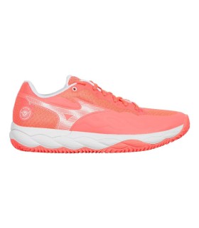 Zapatillas Mizuno Wave Enforce Court Clay Coral Blanco Mujer Oferta + Barato 1