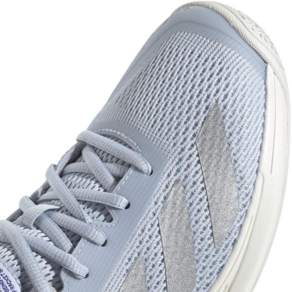 Zapatillas Adidas Pickleball Courtflash Azul Plata Mujer Oferta + Barato 4