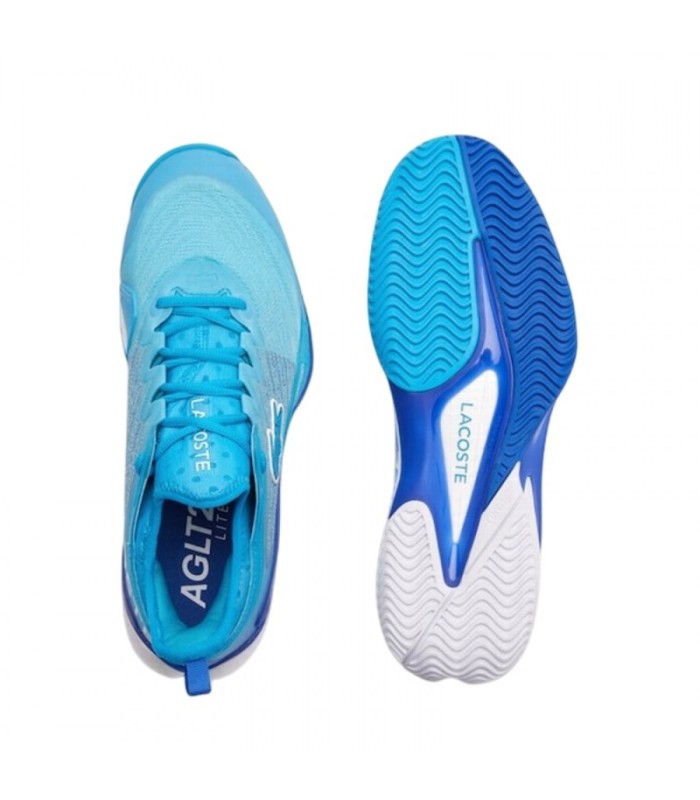 Chaussures Lacoste AG-LT23 Lite 123 Clay Bleu Ciel Royal Femme Offre + Pas Cher 2