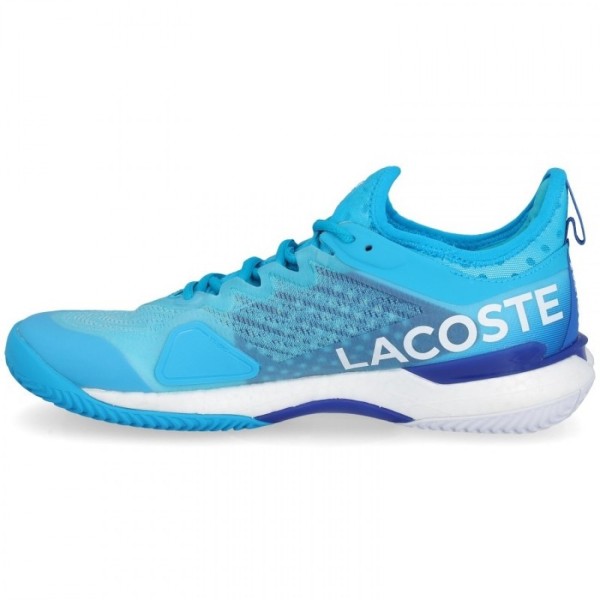 Ténis Lacoste AG-LT23 Lite 123 Clay Azul Celeste Royal Mulher Oferta + Barato 3