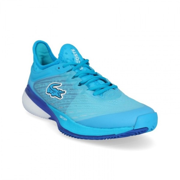 Tênis Lacoste AG-LT23 Lite 123 Clay Azul Celeste Royal Feminino Oferta + Barato 4