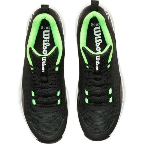Chaussures Wilson Hurakn Pro V2 Noir Blanc Vert Offre + Pas Cher 5
