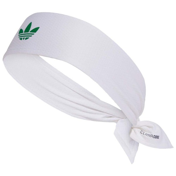Adidas Originals Tie Climacool Stirnband Weiß / Grün 1
