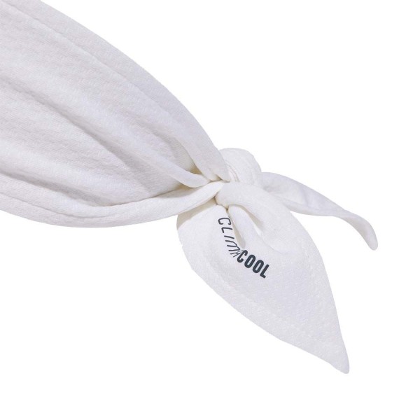 Cinta para la cabeza Adidas Originals Tie Climacool Blanco / Verde 3