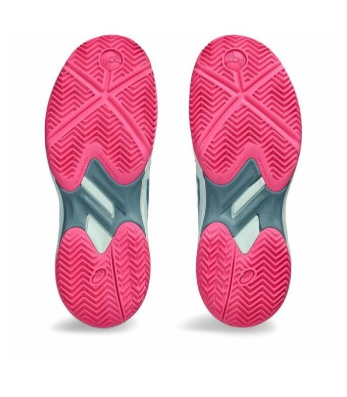 Ténis Asics Gel Game Padel 9 Menta Cinza Azul Júnior 2