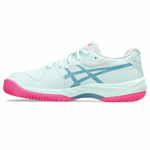 Chaussures Asics Gel Game Padel 9 Menthe Gris Bleu Junior 3