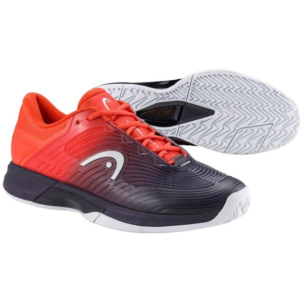 Zapatillas Head Revolt Pro 4.5 Azul Marino / Rojo 5