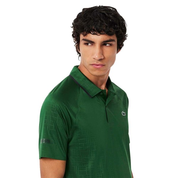 Polo da Tennis Lacoste Novak Djokovic Verde 3