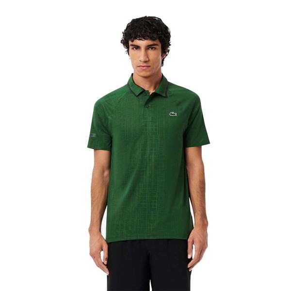 Tennis-Poloshirt Lacoste Novak Djokovic Grün 4