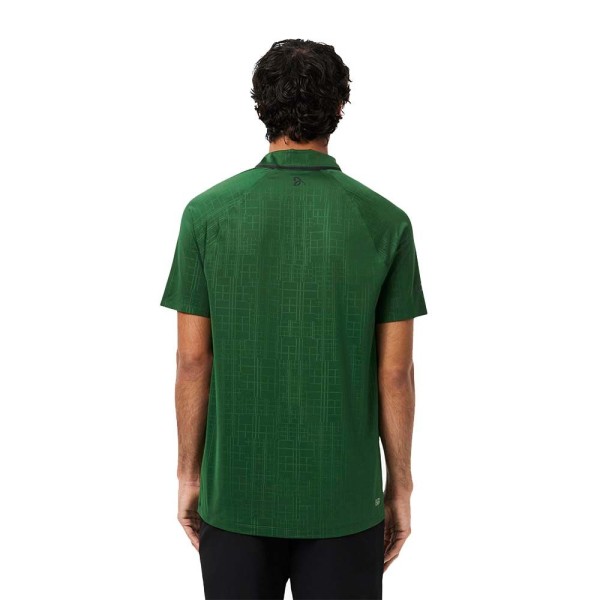 Tennis-Poloshirt Lacoste Novak Djokovic Grün 5