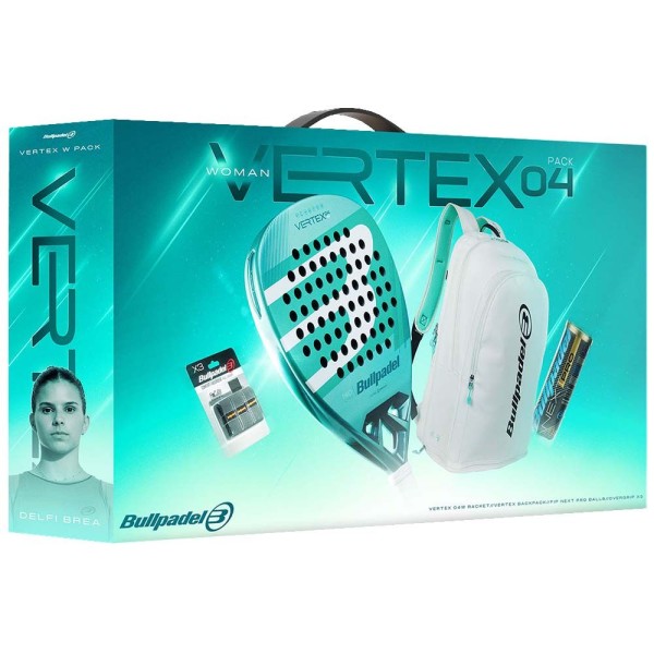 Pala Bullpadel Vertex 04 Mujer 2025 Pack 1