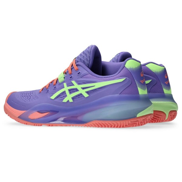 Zapatillas Asics Gel Resolution X Padel Mujer Moradas / Verdes 4
