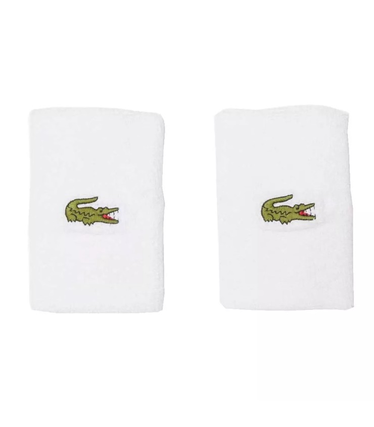 Muñequeras Lacoste Sport azul marinho e branco | Ipontennis