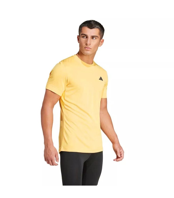 Gelbes Adidas FreeLift T-Shirt | Ipontennis