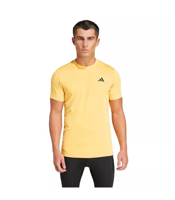 Gelbes Adidas FreeLift T-Shirt | Ipontennis