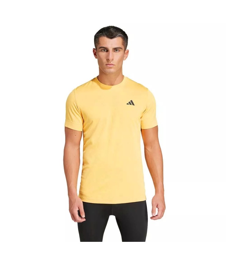 Gelbes Adidas FreeLift T-Shirt | Ipontennis