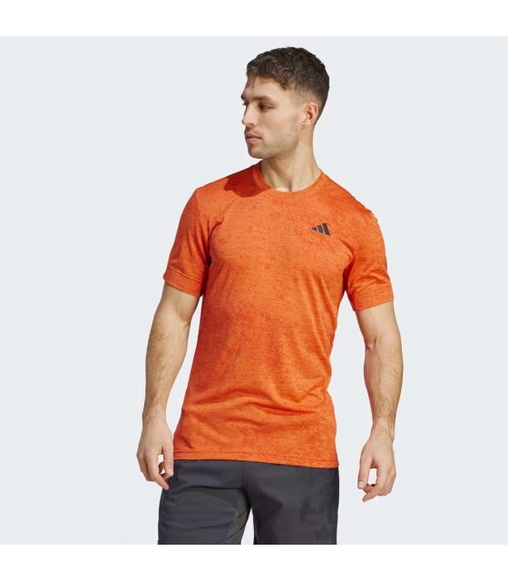 Camiseta Laranja Adidas Freelift | Ipontennis