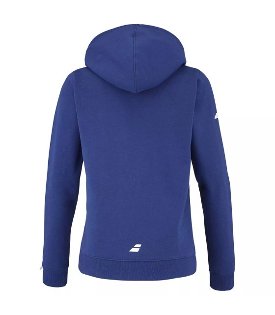 Felpa con cappuccio blu da donna di Babolat Esercizio | Ipontennis