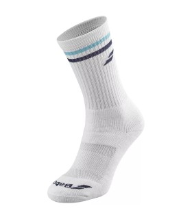 Babolat Team Individual White / Blue Socks | Ipontennis