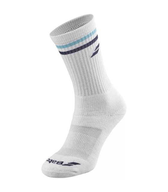 Chaussettes Babolat Team Blanc Bleu