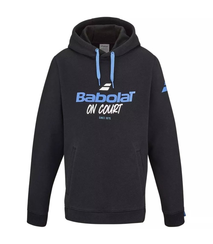 Sweatshirt com Capuz Babolat Exercise Preta Junior | Ipontennis