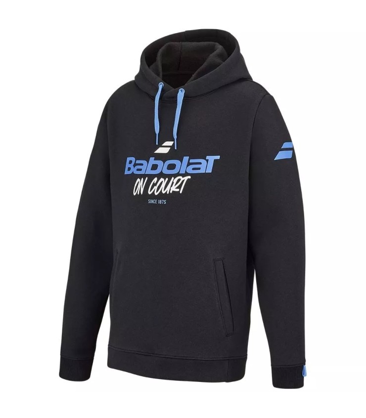Sweatshirt com Capuz Babolat Exercise Preta Junior | Ipontennis
