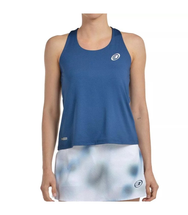 Camiseta sin mangas azul Bullpadel Daca 1