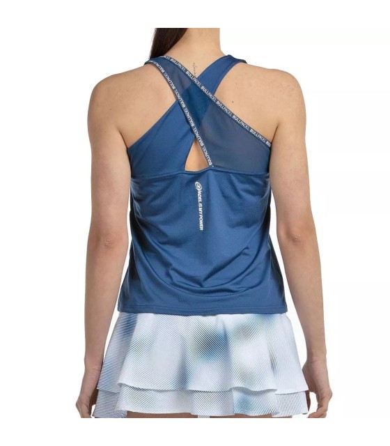 Camiseta sin mangas azul Bullpadel Daca 2