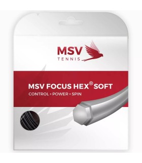 String MSV FOCUS-SEX-Weiches Schwarz 12m | Ipontennis