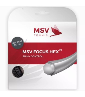 String MSV Fokus-Hex Black 12m | Ipontennis