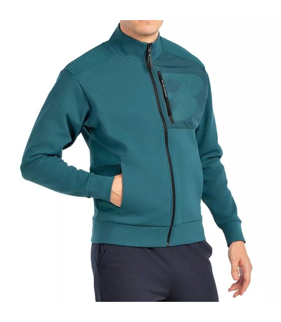 Dunkelgrüner Bullpadel Breen Pullover