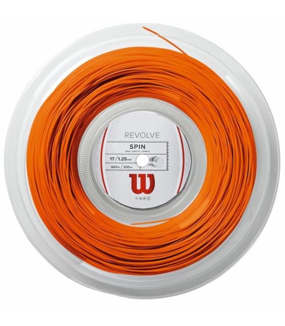 Cordaje Wilson Revolve Naranja Rollo de 200m 1