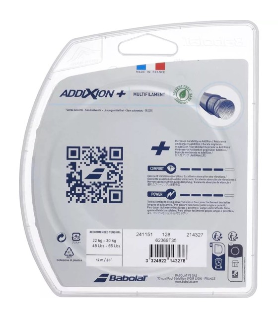 Corde Babolat Addixion 12m | IPONTENNIS