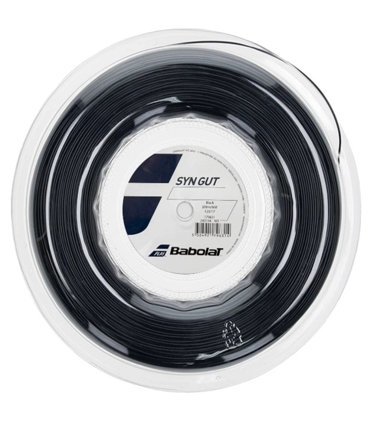 Babolat Syn Gut Schwarz 200m Saitenrolle | IPONTENNIS