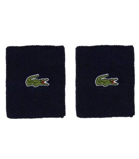 Muñequeras azul marino Lacoste Sport 1