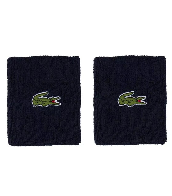 Navy blue wristbands Lacoste Sport | IPONTENNIS