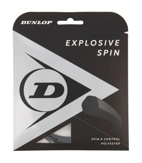 Corde Dunlop Explosive Spin Noire 12m | IPONTENNIS