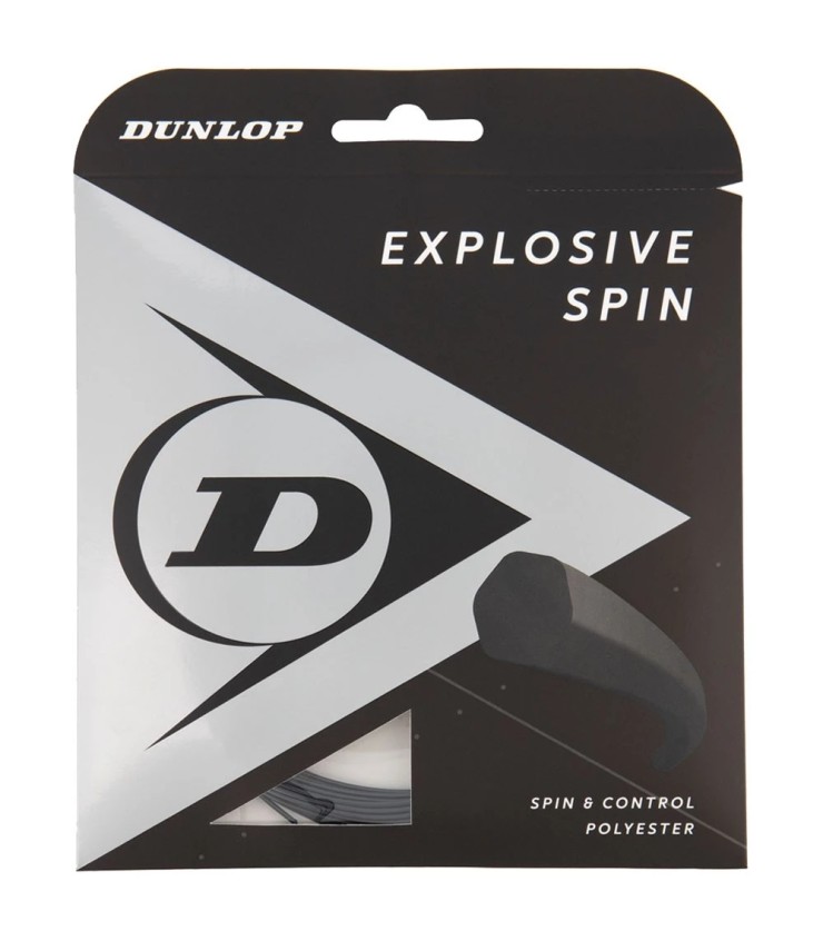 Dunlop Explosive Spin Schwarze Saite 12m | IPONTENNIS