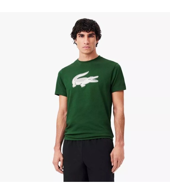 Camiseta verde Lacoste Sport 4